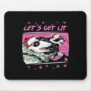 Fun Possum Raccoon Lets Get Trash Street Roze Chri Muismat