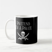 Fun Pretend, ik ben een Pirate Lazy Halloween Cost Koffiemok (Links)