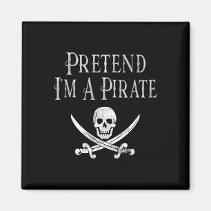 Fun Pretend, ik ben een Pirate Lazy Halloween Cost Magneet
