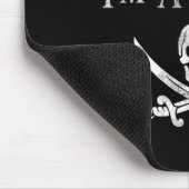 Fun Pretend, ik ben een Pirate Lazy Halloween Cost Muismat (Hoek)