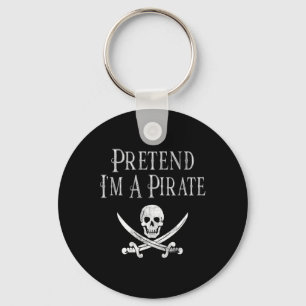 Fun Pretend, ik ben een Pirate Lazy Halloween Cost Sleutelhanger