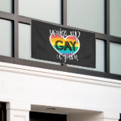 Fun pride maand lgbt werd weer homo spandoek (Buitenkant Gebouw)