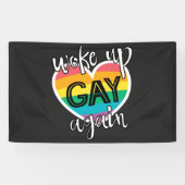 Fun pride maand lgbt werd weer homo spandoek (Horizontaal)