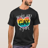 Fun pride maand lgbt werd weer homo t-shirt (Voorkant)