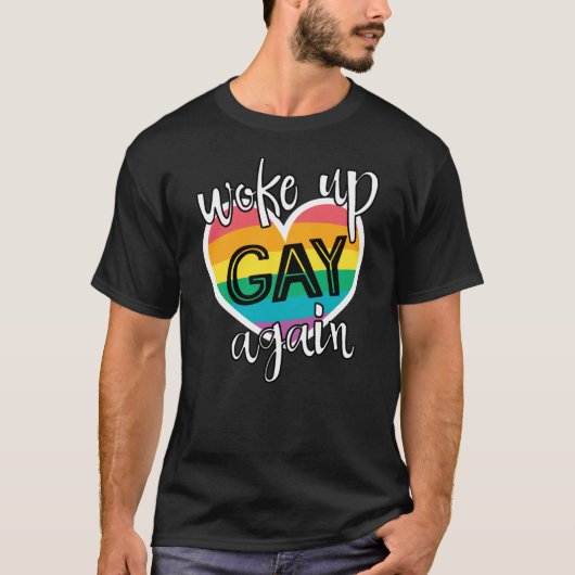 Fun pride maand lgbt werd weer homo t-shirt (Voorkant)