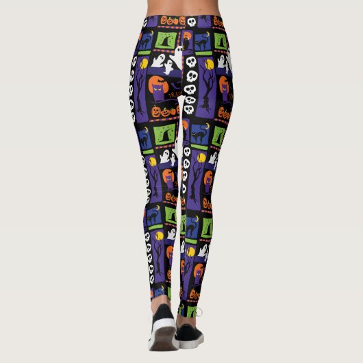 Fun Print Halloween Leggings (Achterkant)