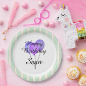 "Fun Prints"_Balloons-Party-Monogram-Birthdays Papieren Bordje (Feest)