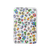 Fun Produce Barcode-Stickers Badmat (Voorkant Verticaal)