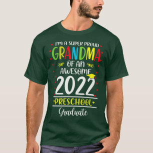 Fun Proud Grandma of an Geweldige preschool 2022 G T-shirt