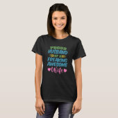 Fun Proud man van een geweldige vrouw 2 T-shirt (Voorkant volledig)