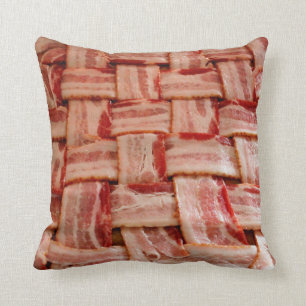 Fun Pset Bacon Pattern Meat Lover Kussen