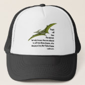 Fun Pterodactyl Dragon Dinosaur Trucker Pet (Voorkant)