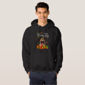 Fun Pug Thanksgiving Autumn Dog Hoodie (Voorkant volledig)