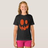 Fun Pumpkin Jack O Lantern Face Halloween T-shirt (Voorkant volledig)