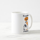 Fun Pumpkin Patches Halloween Calico Cat Cartoon Koffiemok (Voorkant rechts)