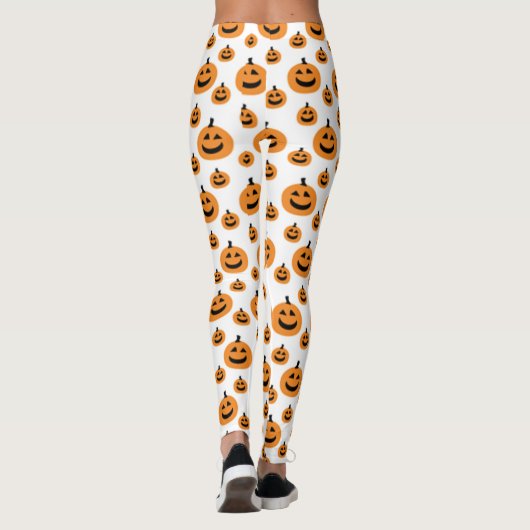 Fun Pumpkin Pattern Leggings (Achterkant)