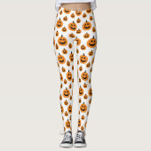 Fun Pumpkin Pattern Leggings (Voorkant)