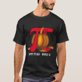 Fun PUMPKIN Pi Day T-shirt (Voorkant)