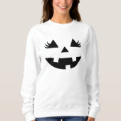 Fun Pumpkin Smile Halloween Gift Trui (Voorkant)