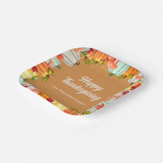 Fun Pumpkin-Thanksgiving Bord binnenpapier (Gebogen)