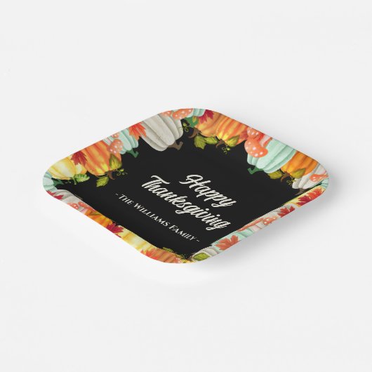 Fun Pumpkin-Thanksgiving Bord binnenpapier (Gebogen)