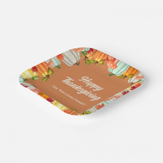 Fun Pumpkin-Thanksgiving Bord binnenpapier (Gebogen)