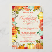 Fun Pumpkins Thanksgiving Kaart (Voorkant / Achterkant)