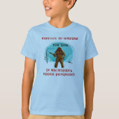FUN PUN! BIGFOOT ~ YETI ~ SASQUATCH SHIRT ONTWERP (Voorkant)