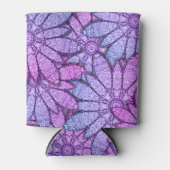 Fun Purple Flowers Blikjeskoeler (Voorkant)