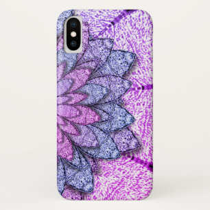 Fun Purple Flowers Case-Mate iPhone Case