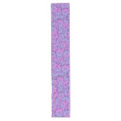 Fun Purple Flowers Lange Tafelloper (Voorkant)