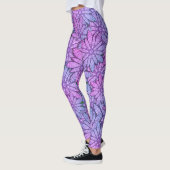 Fun Purple Flowers Leggings (Links)