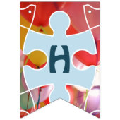 Fun Puzzle Balloon Happy Birthday Vlaggetjes (Tweede vlag)