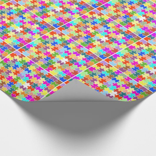 Fun Puzzle Cadeaupapier (Hoek)