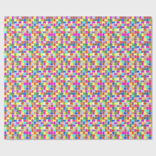 Fun Puzzle Cadeaupapier (Vlak)