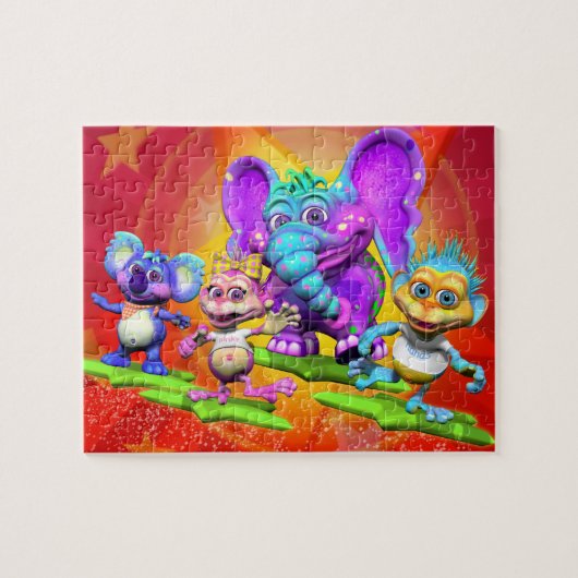 Fun Puzzle met "The GiggleBellies" Legpuzzel (Horizontaal)