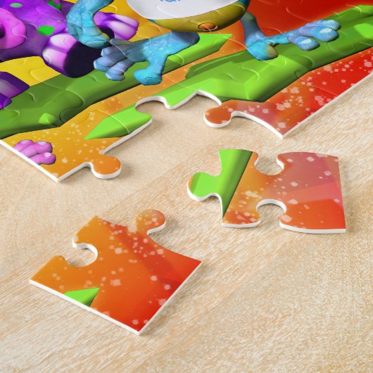 Fun Puzzle met "The GiggleBellies" Legpuzzel (Zijkant)