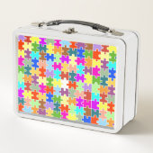 Fun Puzzle Metal Lunch Box (Voorkant)