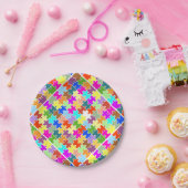 Fun Puzzle Papieren Bordje (Feest)