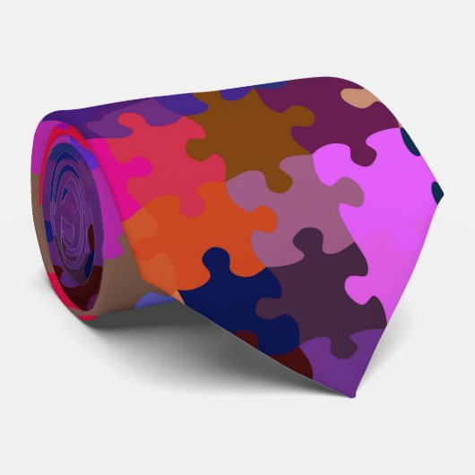 Fun Puzzle Stropdas (Opgerold)