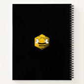 Fun Queen Bee  geïnspireerd door Modern Aangepast Notitieboek (Achterkant)