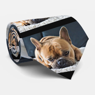 Fun Querky Cute French Bulldog Stropdas