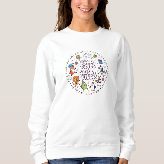 Fun & Quirky Holiday Vector Tee Trui (Voorkant)