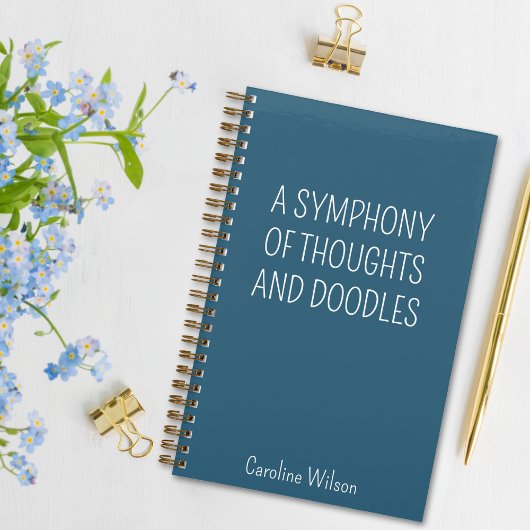 Fun Quote Blauwgroen Beste Grappige Gift Minimalis Notitieboek