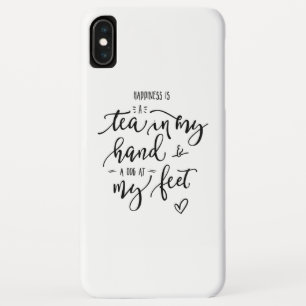 Fun Quote Dog Person Tea Lover Handbrief Case-Mate iPhone Case