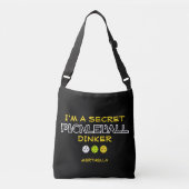 FUN QUOTE Ik ben een geheime Pickleball Dinker Crossbody Tas (Voorkant)