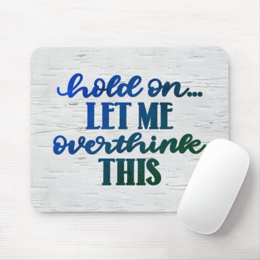 Fun Quote on Birch Muismat (Met muis)