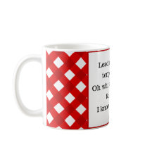 Fun Quote Red Gingham Modern