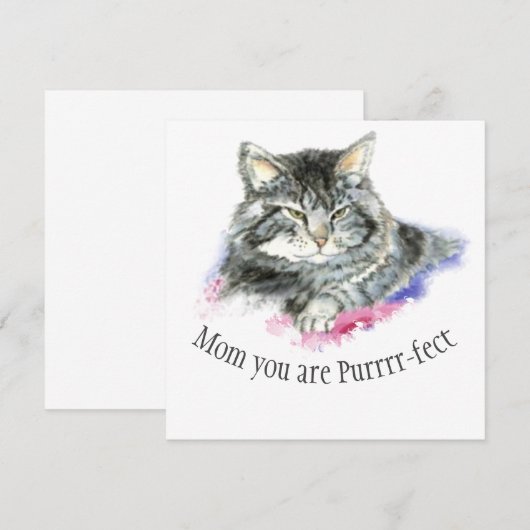 Fun Quote voor die perfecte moederkat (Voorkant / Achterkant)