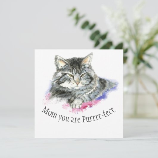 Fun Quote voor die perfecte moederkat (Staand voorkant)